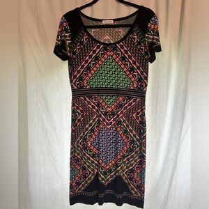 Calvin Klein size 8 colorful Aztec print dress